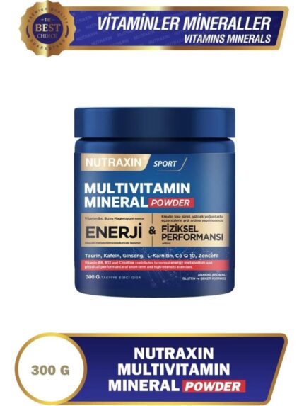 Nutraxin Multivitamin Mineral Powder 300 Gr