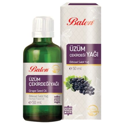 Balen Üzüm Çekirdeği Yağı 50 ml Soğuk Pres