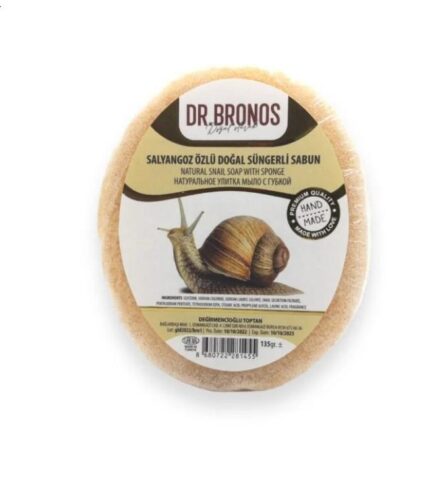 Dr. Bronos Salyangoz Özlü Doğal Süngerli Sabun 135 Gr